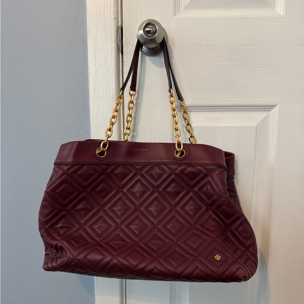 Tory Burch Fleming Triple-Compartment Tote